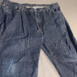 Levi's Men's Jeans Cotton Blue Size 50x32 Zip Solid 559 Relaxed Straight Denim